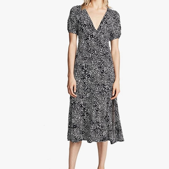 Free People Looking for Love Printed Midi Dress - Picture 2 of 9